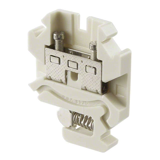 0501059 CONN TERM BLK FEED THROUGH WHITE