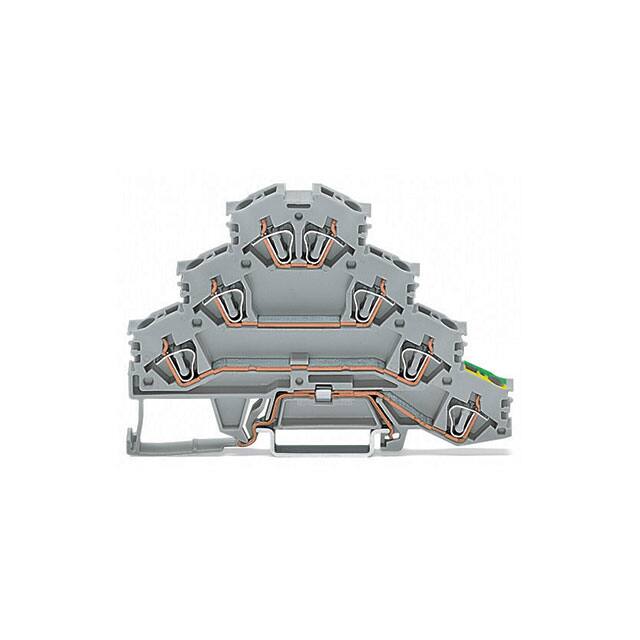 281-530 QUADRUPLE-DECK RAIL-MOUNTED TERM