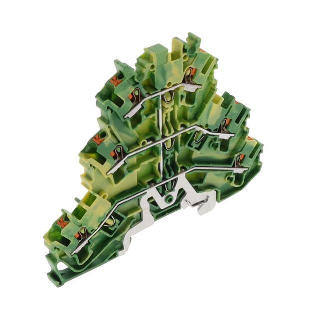 2202-3207 TRIPLE DECK TERM BLOCK WITH PUSH