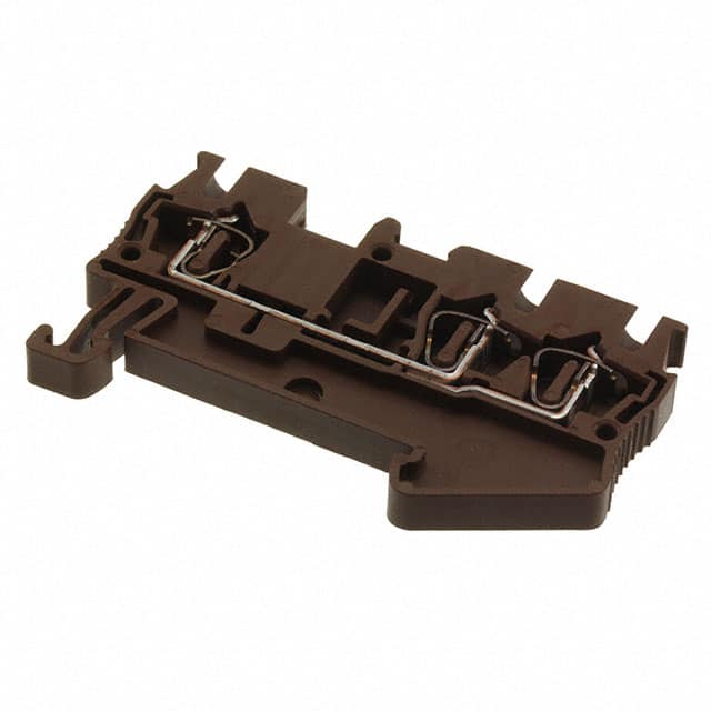 3031242 CONN TERM BLK FEED THROUGH BROWN