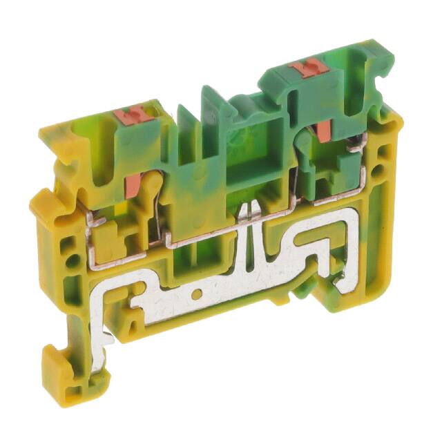 CPG2.5 DIN TERM BLK, PUSH-IN, GRND