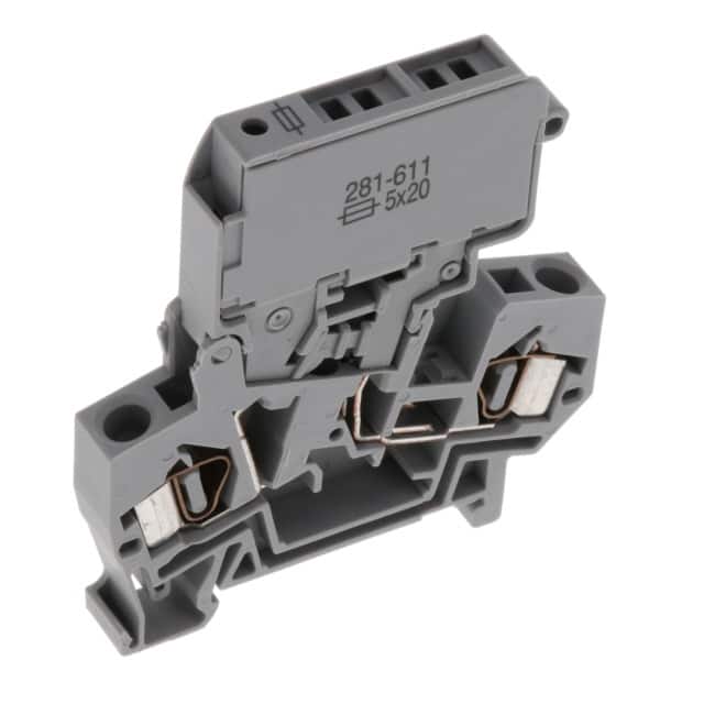 281-611 2-CONDUCTOR FUSE TERMINAL BLOCK;
