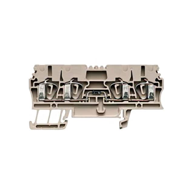 1650350000 CONN TERM BLK FEED THROUGH BEIGE