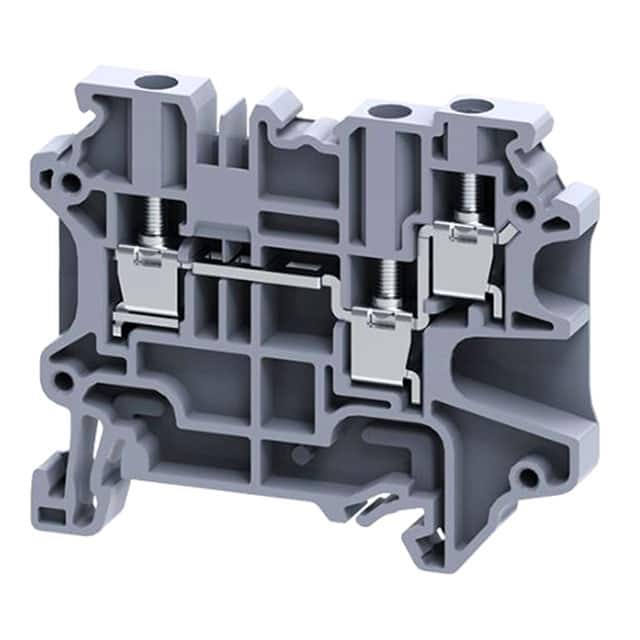 CY4/3 DIN TERM BLK SCREW 3 CONN