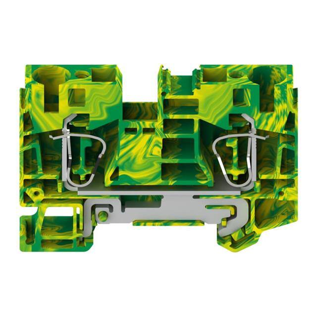 REB-A2E-YG TERM BLK GND 6-24 AWG