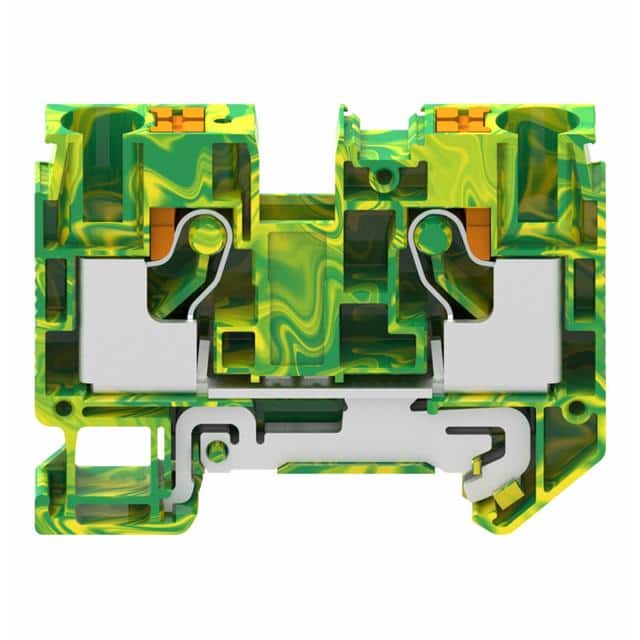 REB-B2E-YG TERM BLK GND 6-20 AWG