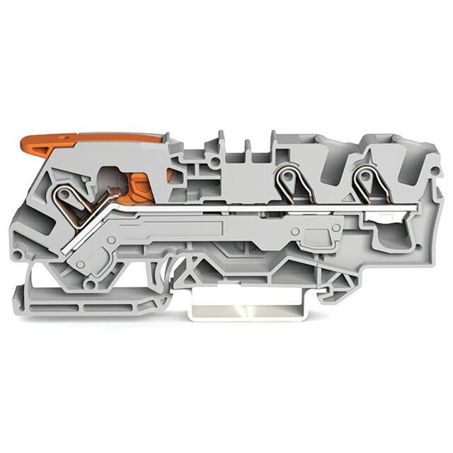 2106-1301 3-CONDUCTOR THROUGH TERMINAL BLO