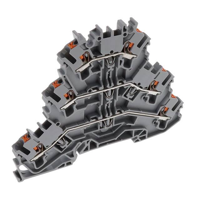 2202-3201 TRIPLE DECK TERM BLOCK WITH PUSH