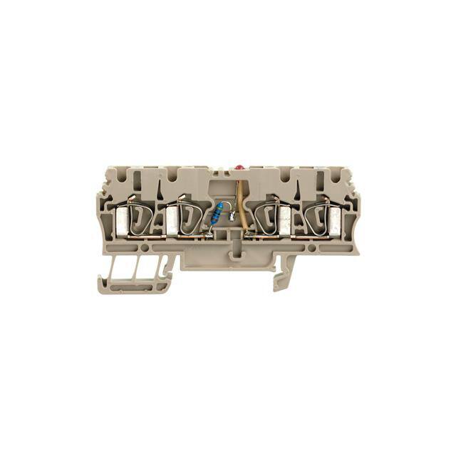 1692600000 CONN TERM BLK FEED THROUGH BEIGE