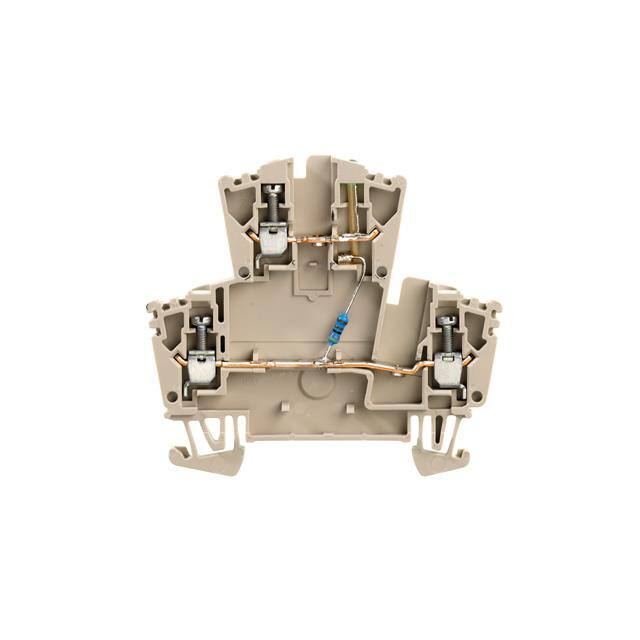 8010040000 CONN TERM BLK FEED THROUGH BEIGE