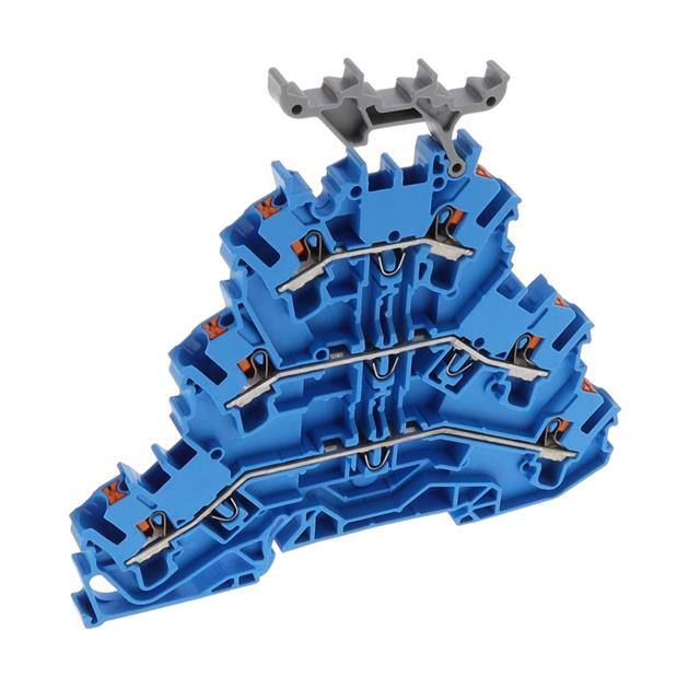 2202-3234 TRIPLE DECK TERM BLOCK WITH PUSH
