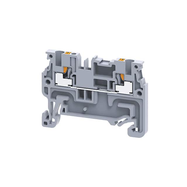 CP1.5/DB DIN TERM BLK, PUSH-IN, FEED-THRU