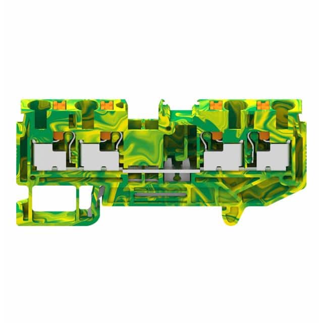 REB-B4C-YG CONN TERM BLK GROUND 10-24AWG