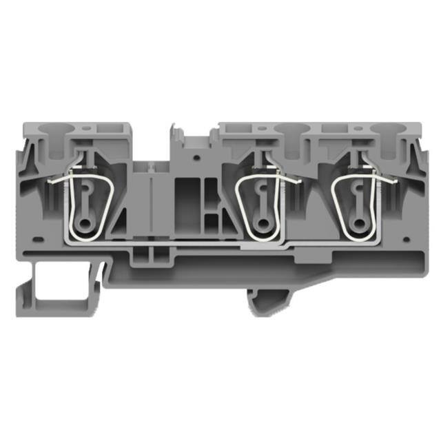 REB-A3D-GY CONN TERM BLK FEED THRU 6-24 AWG