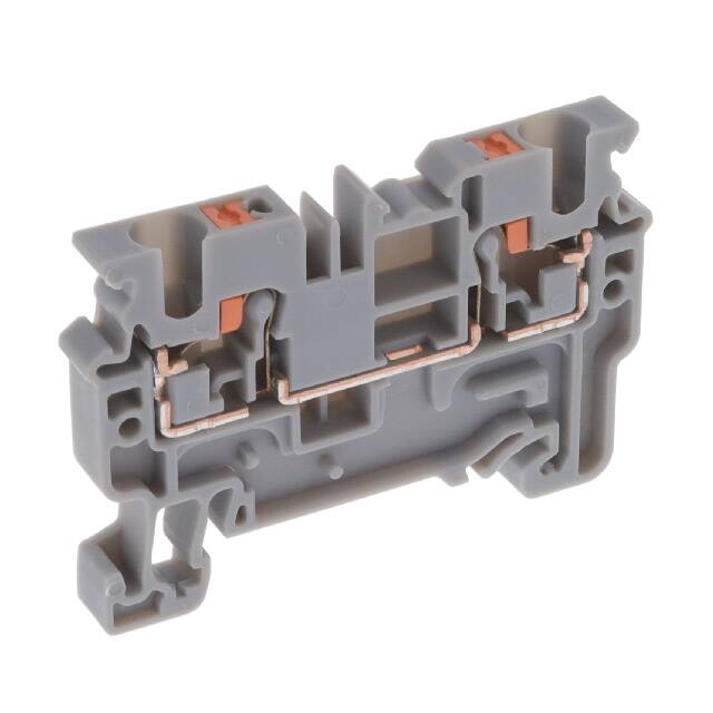CP4 DIN TERM BLK, PUSH-IN, FEED-THRU