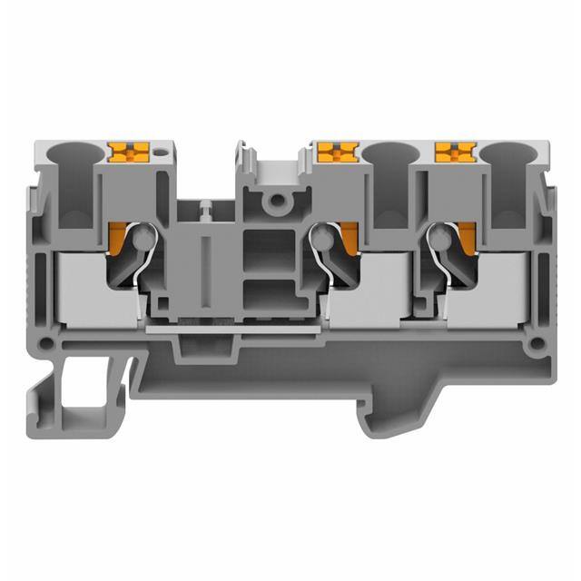REB-B3D-GY CONN TERM BLK FEED THRU 8-20 AWG