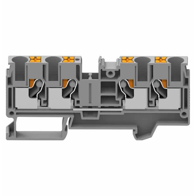 REB-B4D-GY CONN TERM BLK FEED THRU 8-20 AWG