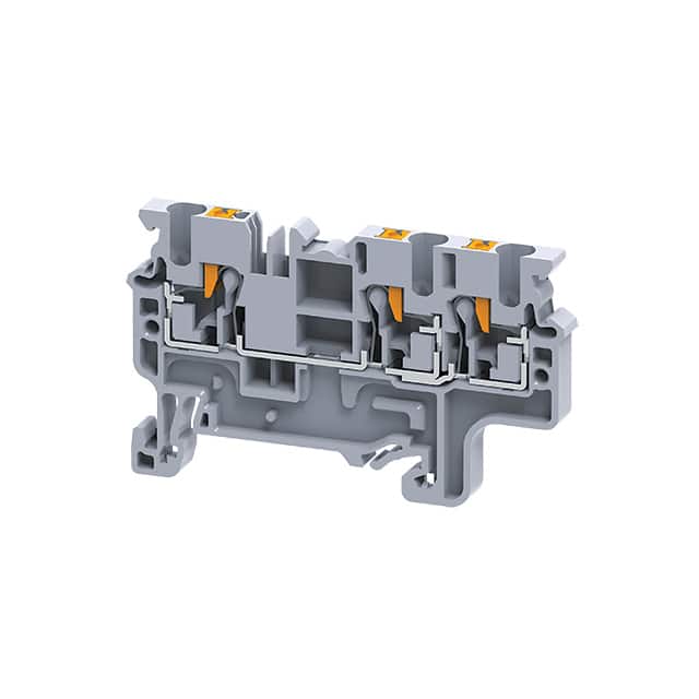 CP2.5/3/DB DIN TERM BLK, PUSH-IN, 3 CONN