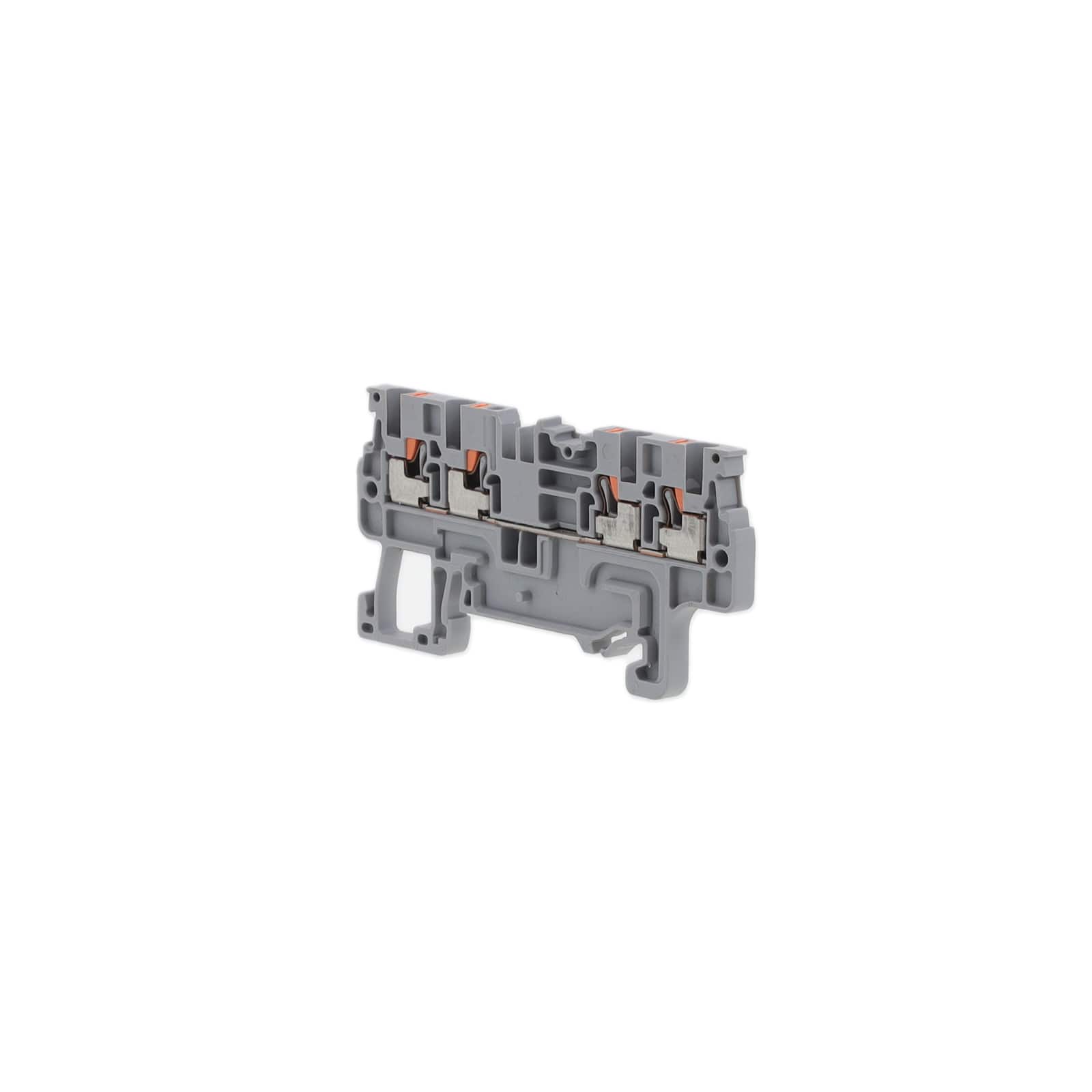 CP1.5/4 DIN TERM BLK, PUSH-IN, 4 CONN