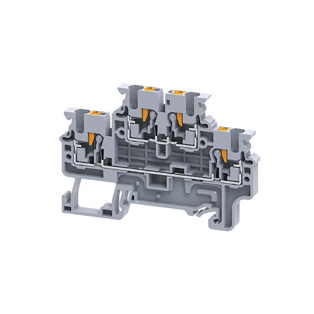 CPDL2.5(I.S)/DB DIN TERM BLK, PUSH-IN, DBL LEVEL