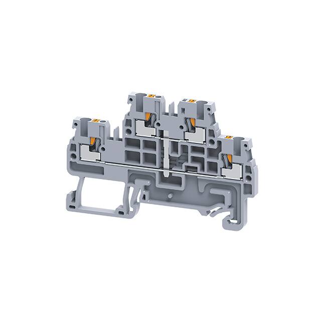 CPDL1.5(I.S)/DB DIN TERM BLK, PUSH-IN, DBL LEVEL