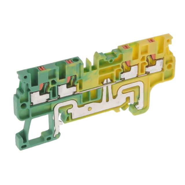 CPG1.5/4 DIN TERM BLK, PUSH-IN, GRND, 4 C