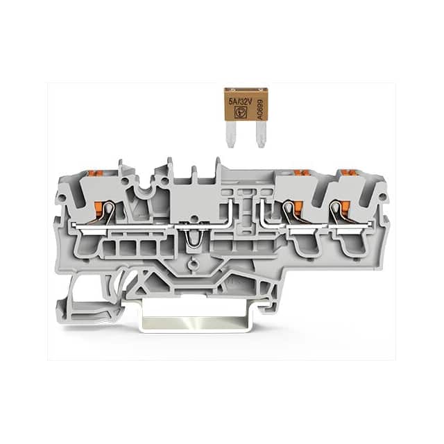 2202-1781 3-CONDUCTOR FUSE TERMINAL BLOCK;