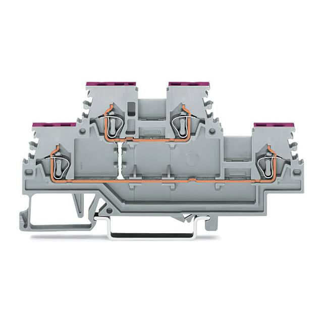 279-508 DOUBLE-DECK TERMINAL BLOCK; 4-CO
