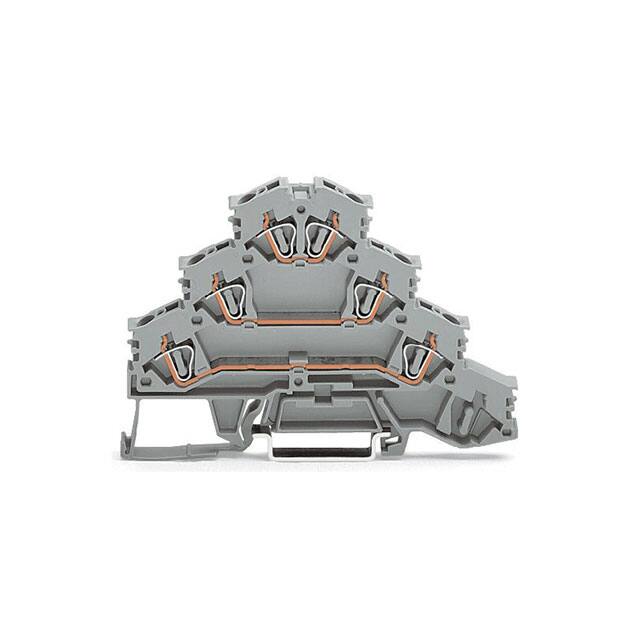 281-532 QUADRUPLE-DECK RAIL-MOUNTED TERM