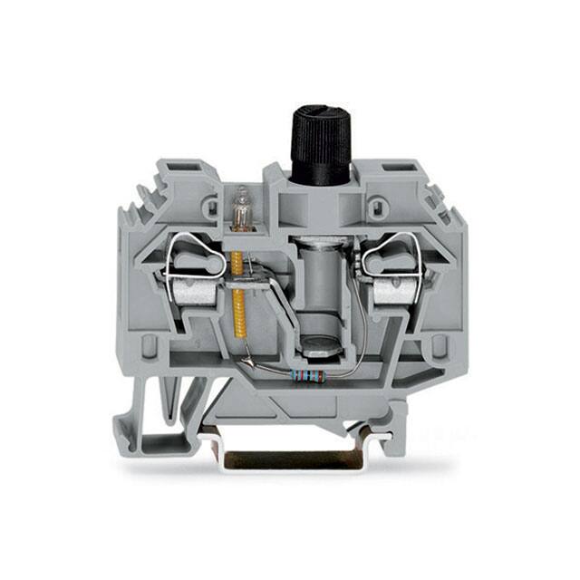 282-128/281-418 2-CONDUCTOR FUSE TERMINAL BLOCK;