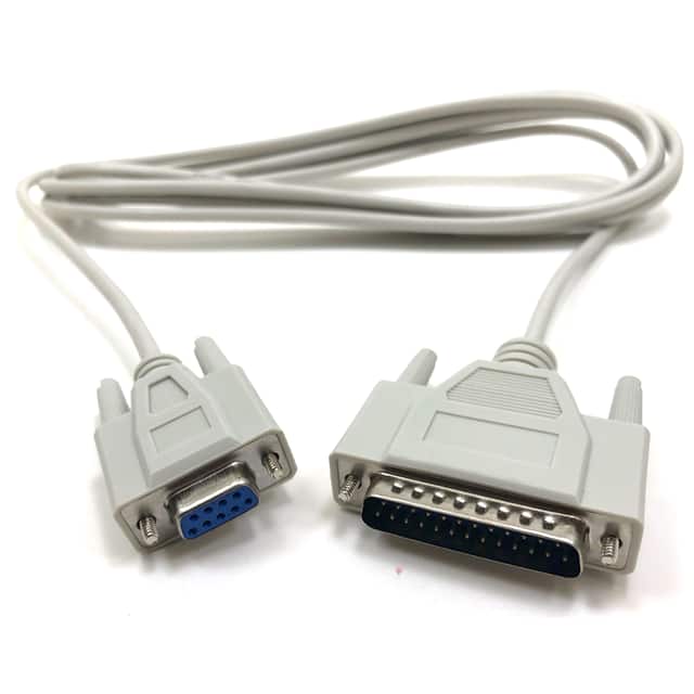 M02-116A CABLE ASSY DB09/DB25 GRY 3.05M