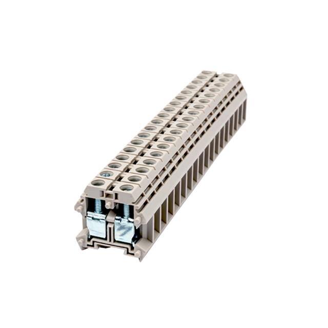PM6N TERM BLK MIDDLE 2POS 8MM GRAY