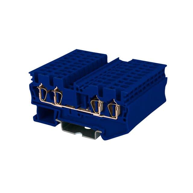 AK2.5-TR-BL RAIL TERM BLK FEED THRU 12-30AWG