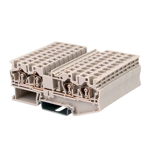 AK4-TR RAIL TERM BLK FEED THRU 10-28AWG