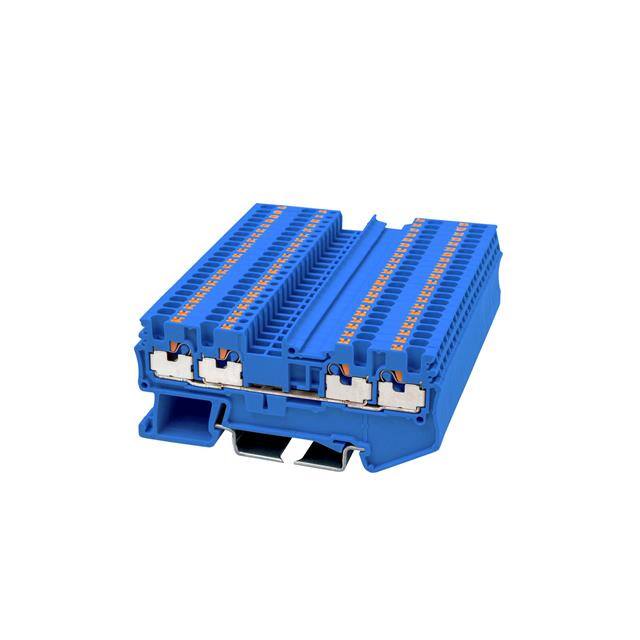 DP1.5-TR-BL RAIL TERM BLK FEED THRU 14-26AWG
