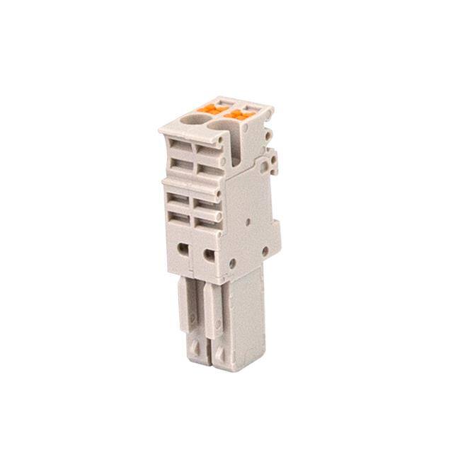 DP2.5PG-02P RAIL TERM BLK FEED THRU 12-26AWG