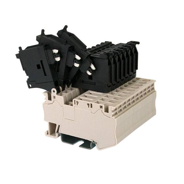 AK4-TF(5X20) RAIL TERM BLK DISCONN 10-28AWG