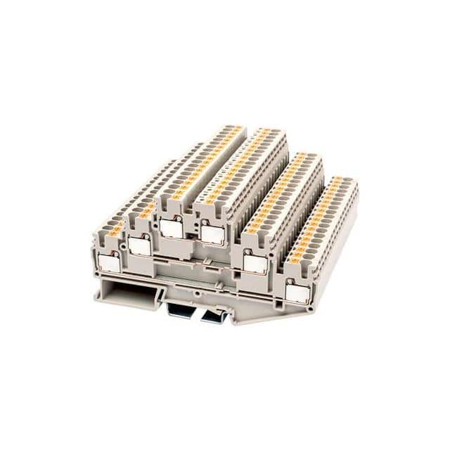 DP2.5-3L RAIL TERM BLK FEED THRU 12-26AWG
