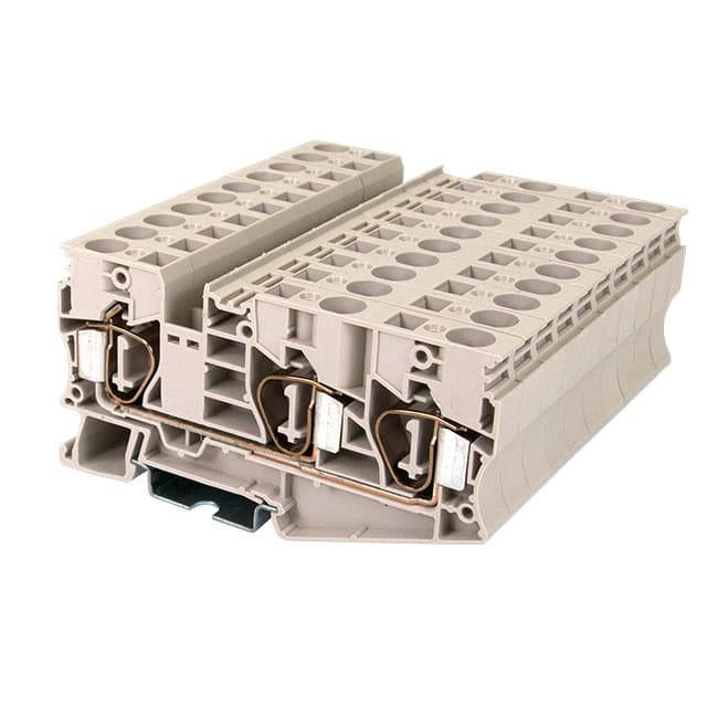 AK10-TN RAIL TERM BLK FEED THRU 6-24AWG