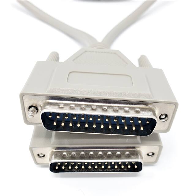M02-250 CABLE ASSY DB25 SHLD GRY 15.24M
