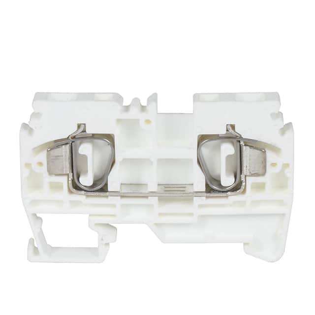 WTB2S-W6-WH 50A FEED THRU SPRNG CLMP WHT 8MM