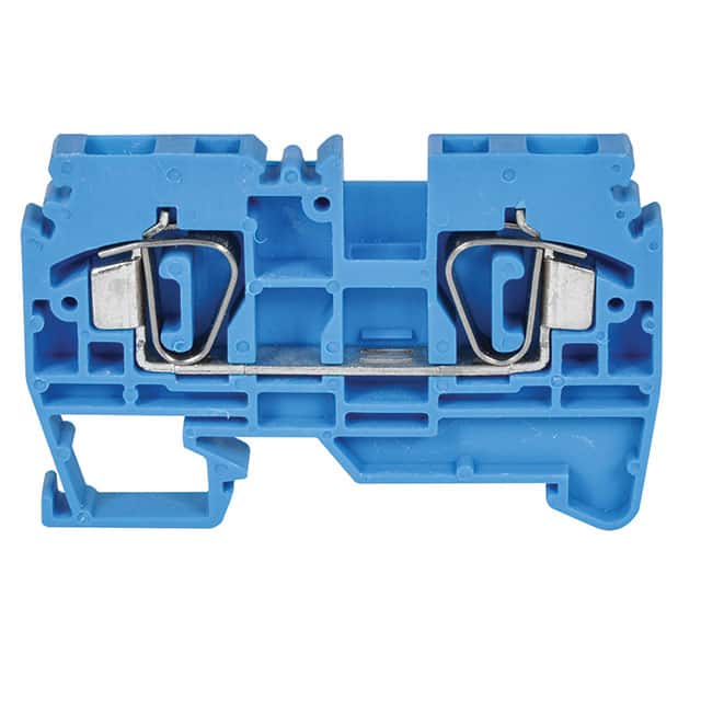 WTB2S-W2-BE 20A FEED THRU SPRG CLMP BLUE 5MM