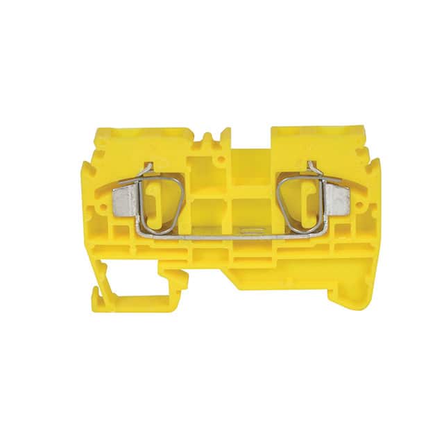 WTB2S-W2-YW 20A FEED THRU SPRG CLMP YLLW 5MM