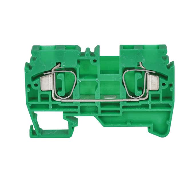 WTB2S-W2-GN 20A FEED THRU SPRNG CLMP GRN 5MM