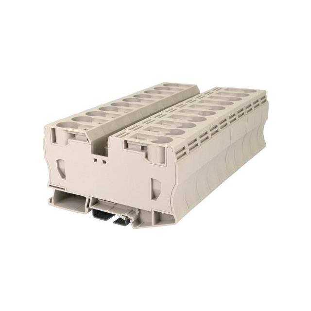 AK35 RAIL TERM BLK FEED THRU 2-14AWG