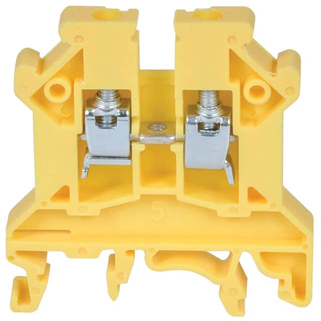 WTB2-W2-YW 20A FEED THRU YELLOW 5MM