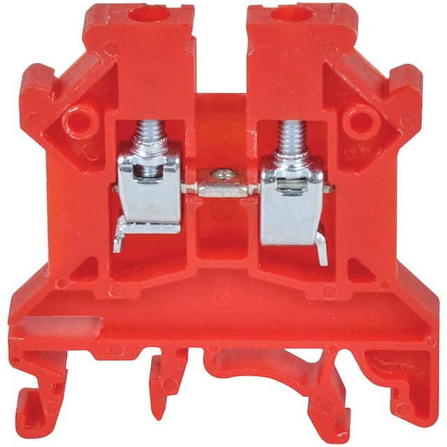 WTB2-W4-RD 30A FEED THRU RED 6MM