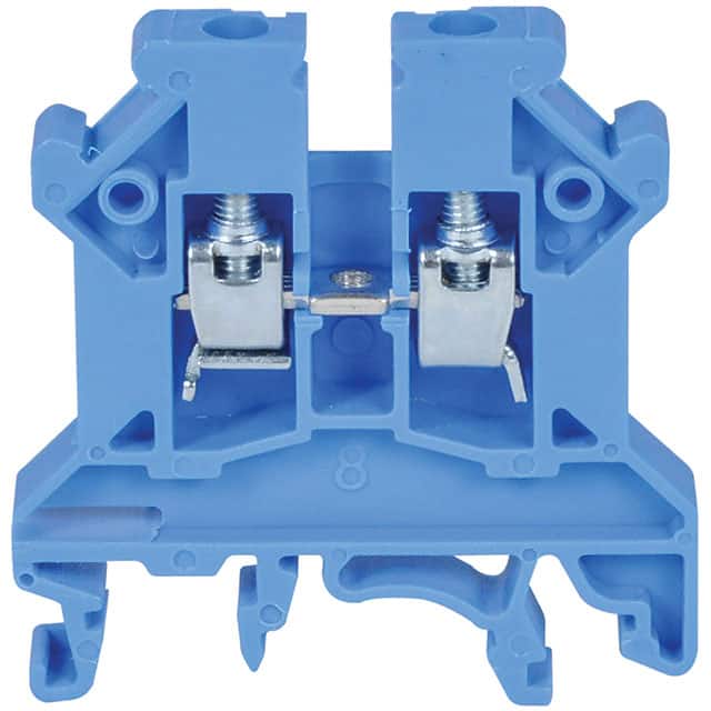WTB2-W4-BE 30A FEED THRU BLUE 6MM