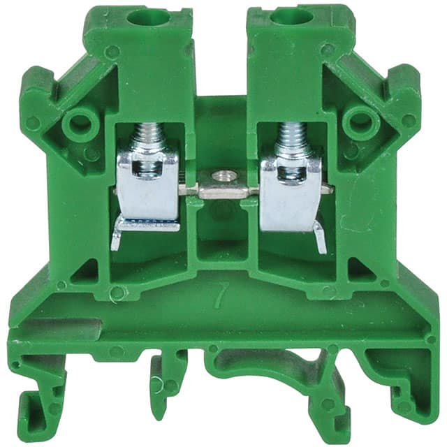 WTB2-W4-GN 30A FEED THRU GREEN 6MM