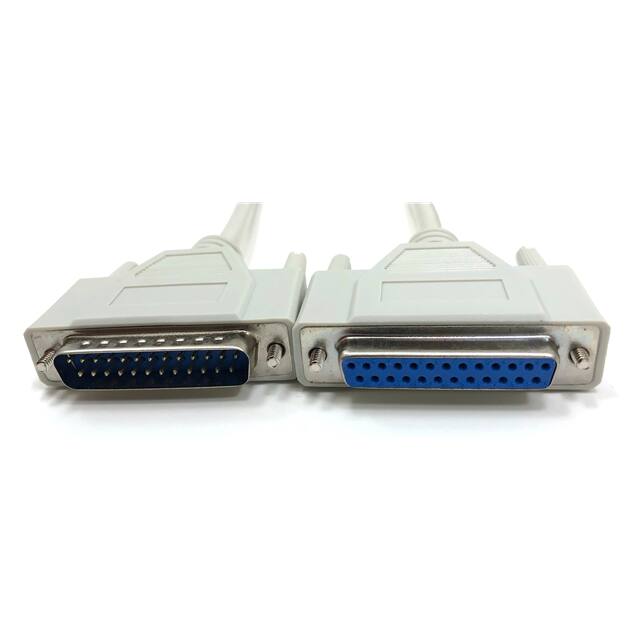 A02-112 CABLE ASSY DB25 SHLD GRY 7.62M